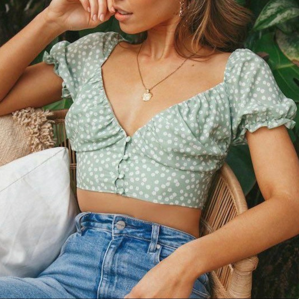 Crop top blouse